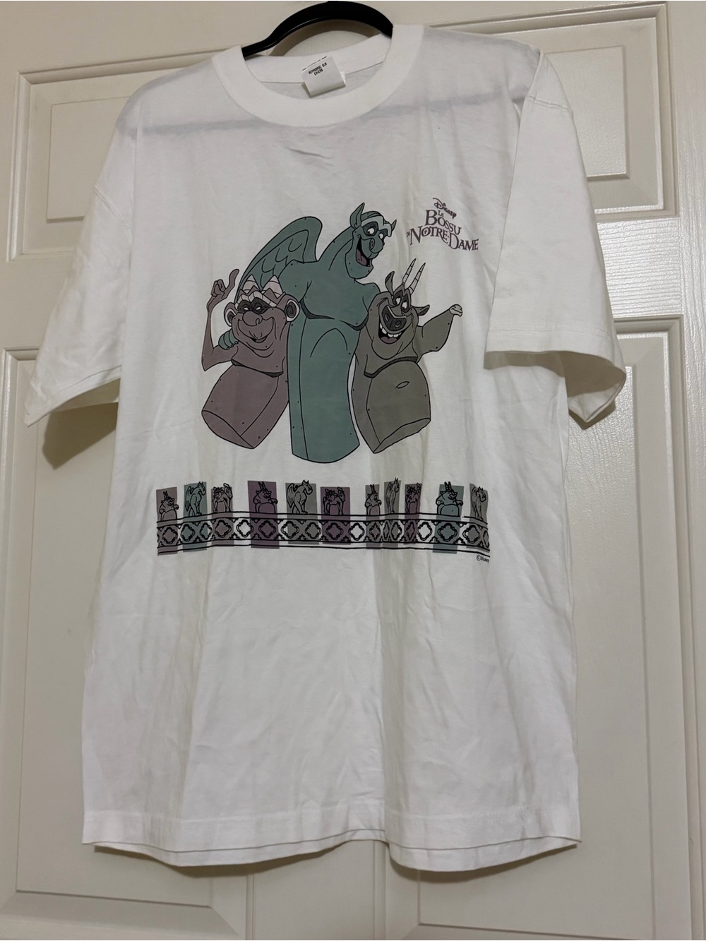 Vintage Disney Hunchback of Notre Dame Le Bossu de Notre-Dame Tee T-Shirt Large